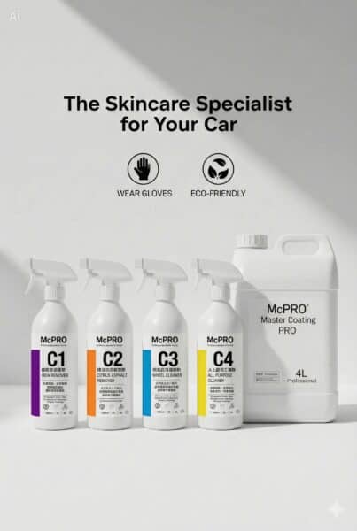 McPRO C 系列清潔劑 The Skincare Specialist for Your Car Specialist for Your Car